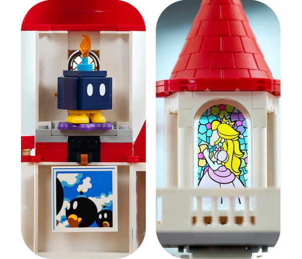 LEGO Super Mario 71408 Zamek Peach - zestaw rozszerzający - 1056694 - zdjęcie 4